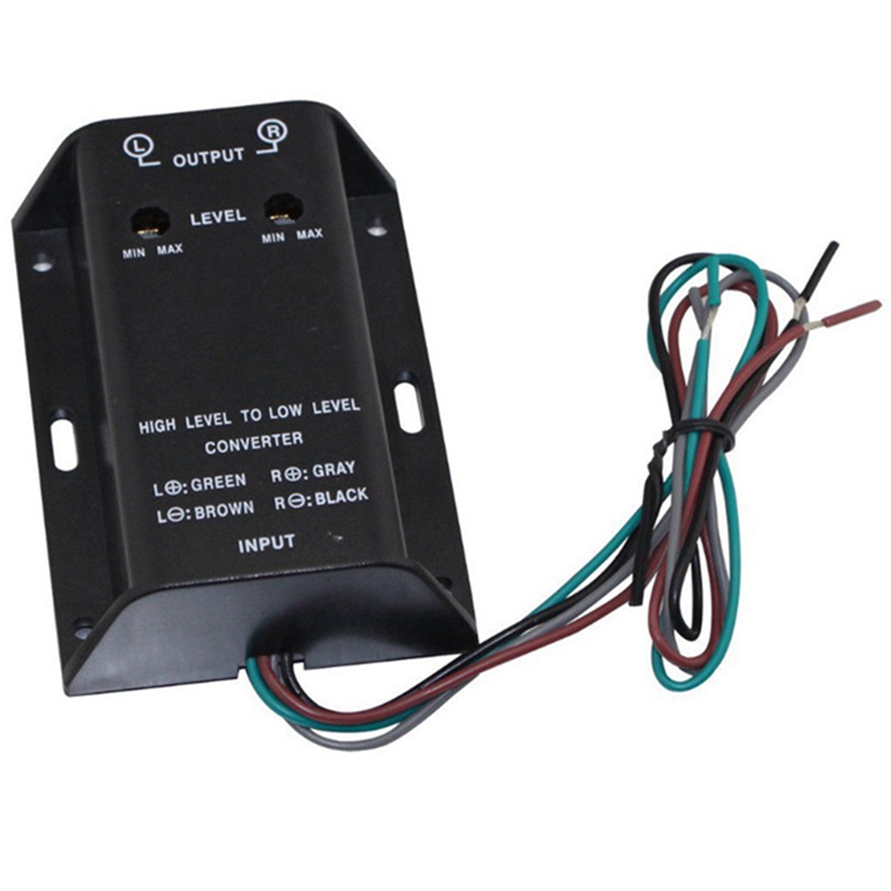 Car Audio Amplifier Subwoofer Converter Car Speaker Converter 2 Channel Speaker to Converter