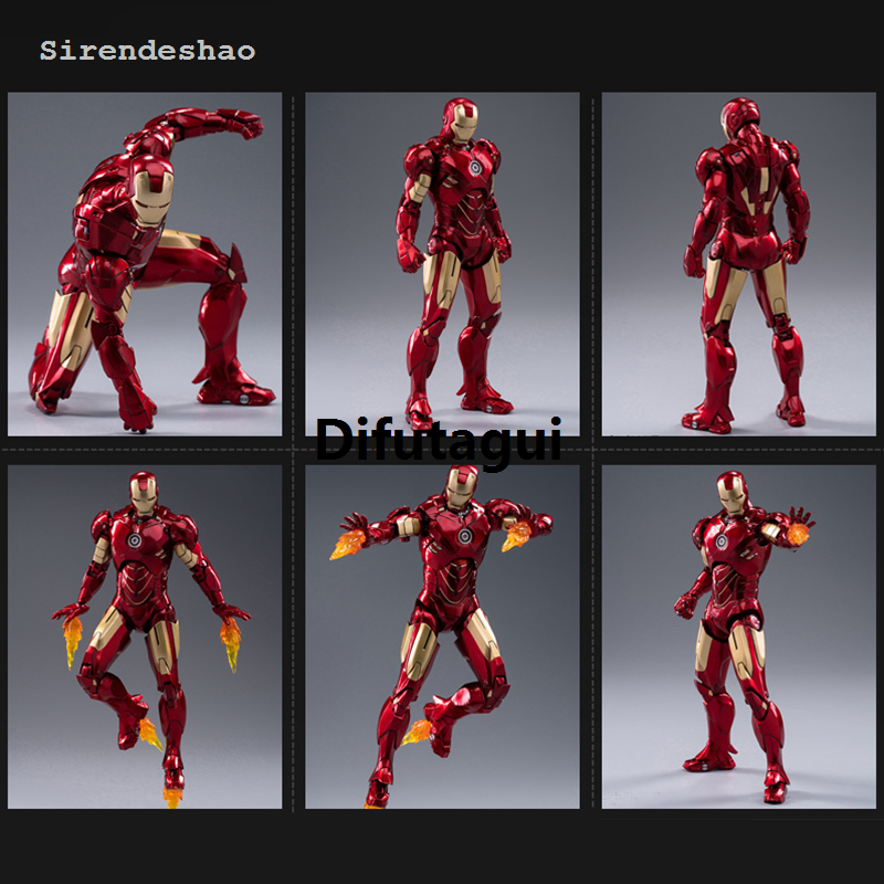 Difutagui Original ZD Toys Iron Man Legends MK42 MK43 MK46 War Machine 1/10 Sales Luxury promotion MK50 MK2 MK3 MK4 MK5 MK6 MK7 Tony Stark Model Action Figure