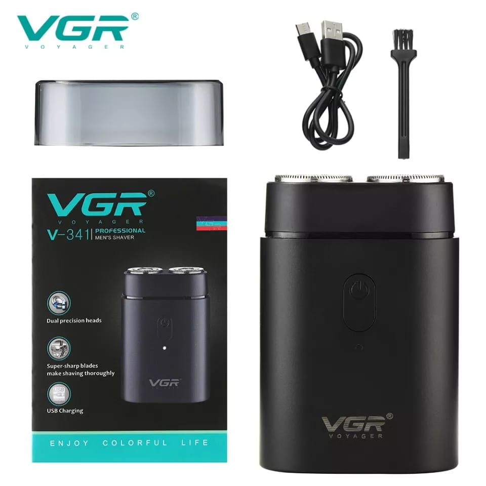 VGR Electric Shaver V-341 | Multifunctional Rotary Shaver | Rechargeable Men's Bald Artifact