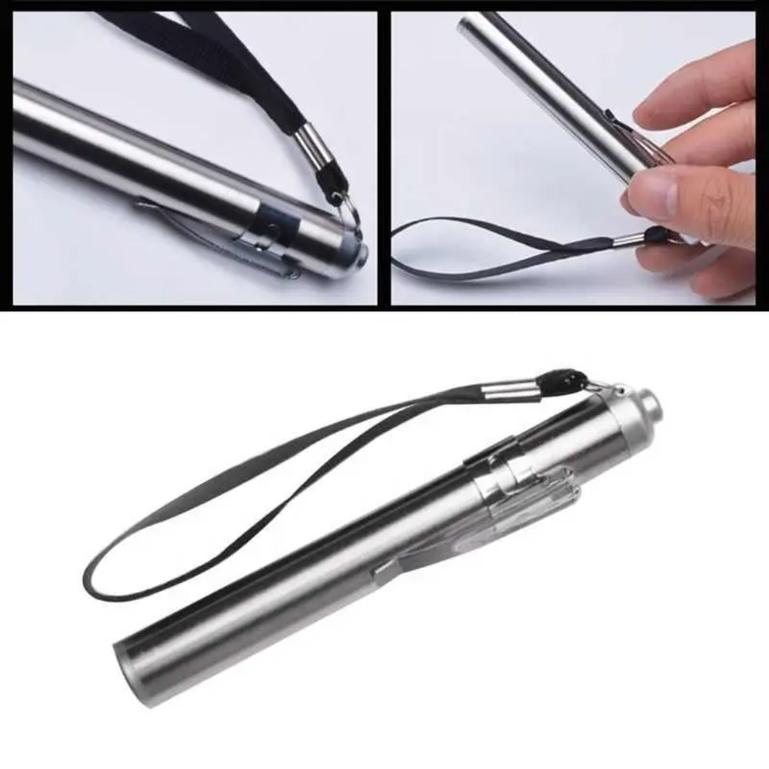 Mini Portable LED Pen Light Pocket Torch - Durable Aluminum Body, Compact Flashlight - ShopHill