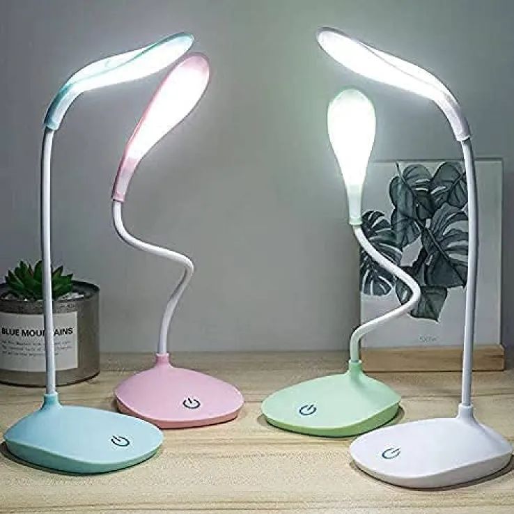Rechargeable LED Desk Study Table Night Lamp Touch Control On Off
