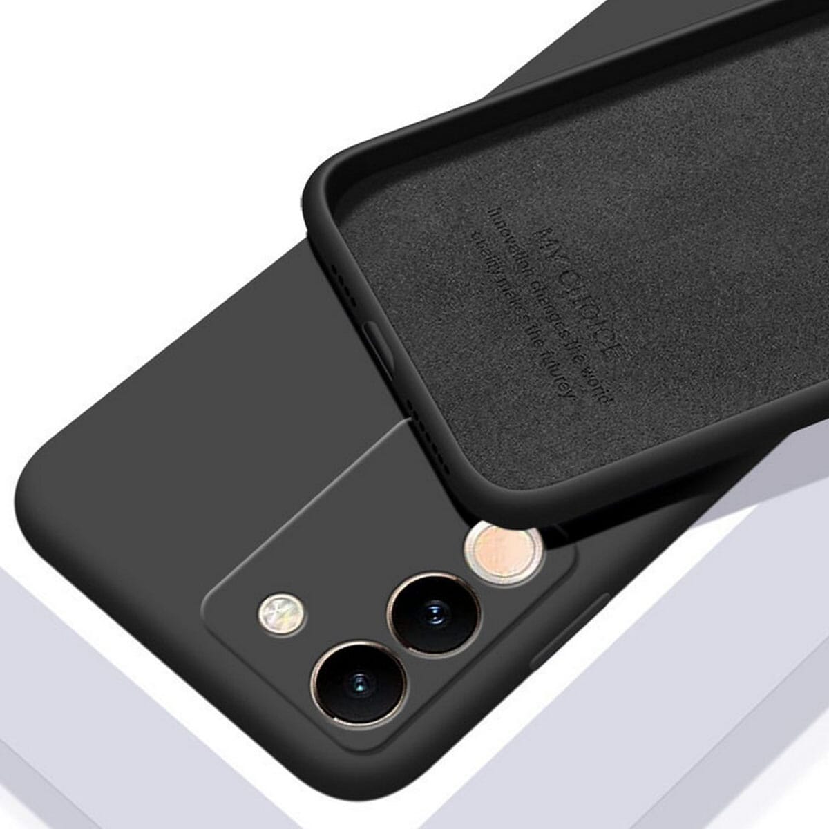 Biruiqu For Redmi 15 5GCase Liquid Silicone Soft Gel Rubber Shockproof Cover