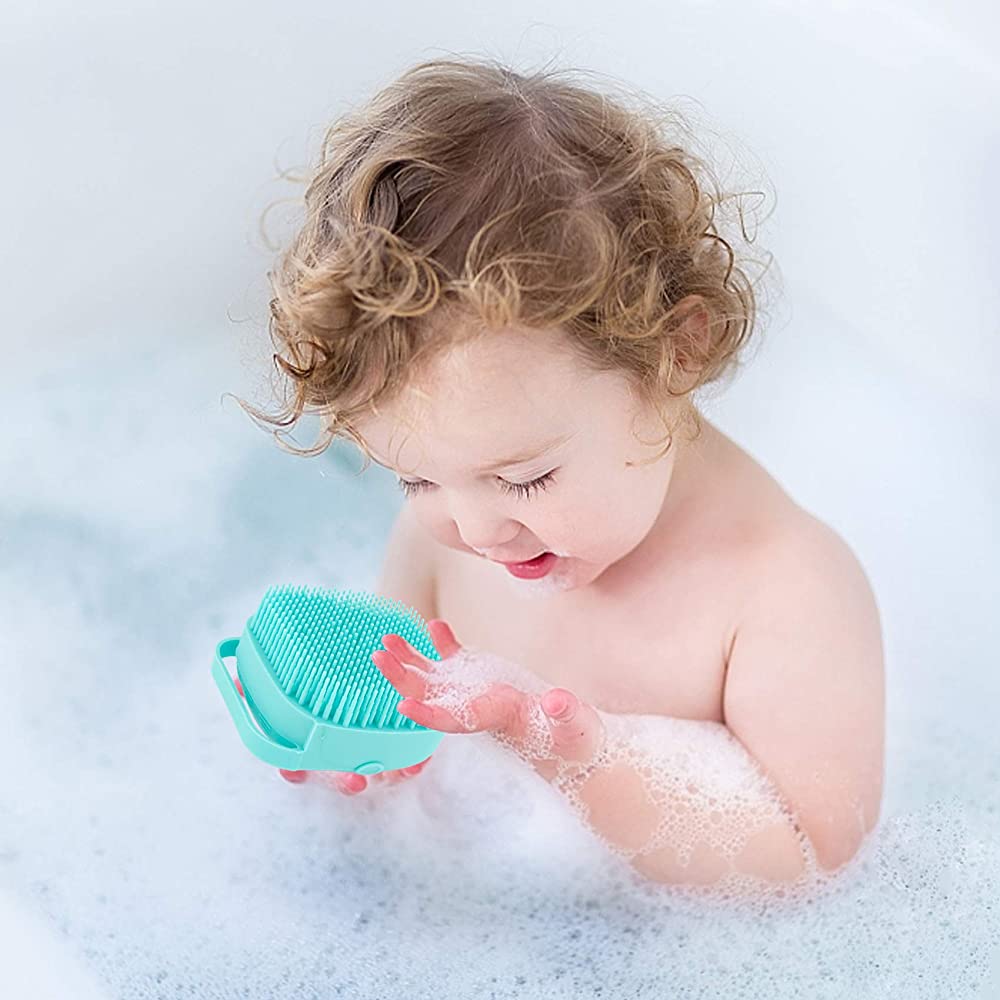 1 Pcs Silicone Bath Brushes Body Exfoliator Soft Massage Brush