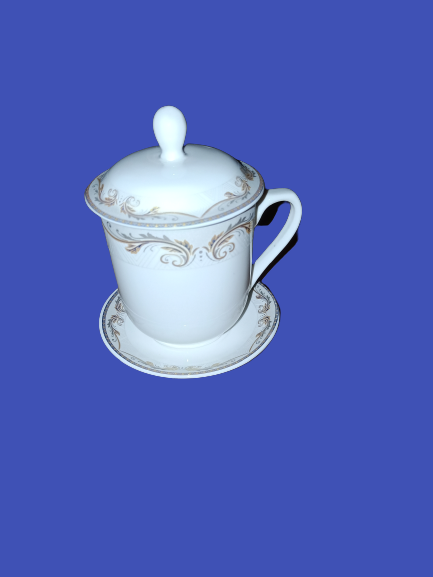 Ceramic Coffee Mugs with Lid And Plate