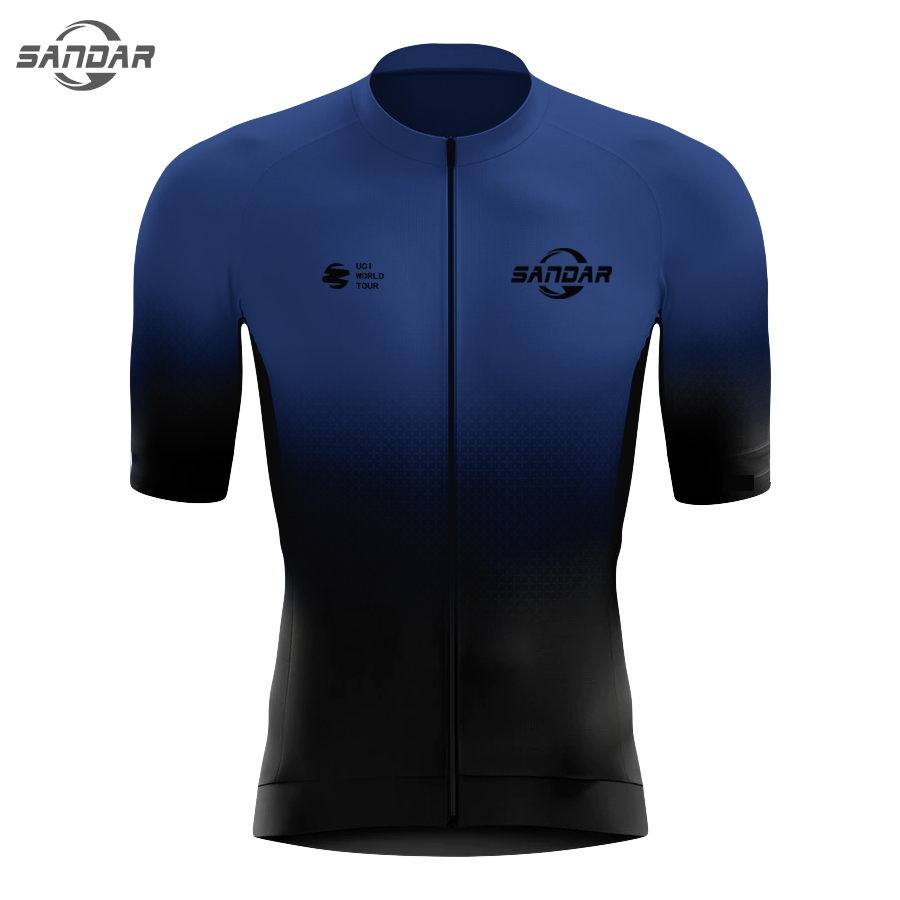 HOT SANDAR 2025 Men Cycling Jersey Cycling Clothing Quick Dry Bicycle Short Sleeves MTB Mallot Ciclismo Enduro Shirts Bike Clothes