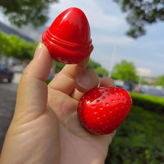 Hot Strawberry Lip Balm Shape for Sweet Lips - 1 Piece