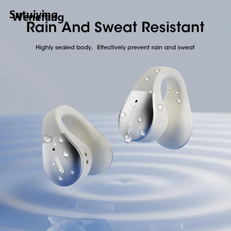 Wenefang Sutuiying Bluetooth Earphones TWS Open Ear Clip Wireless Headphone Luxury Hot Selling with Mic Stereo Sports Headsets For iPhone Samsung