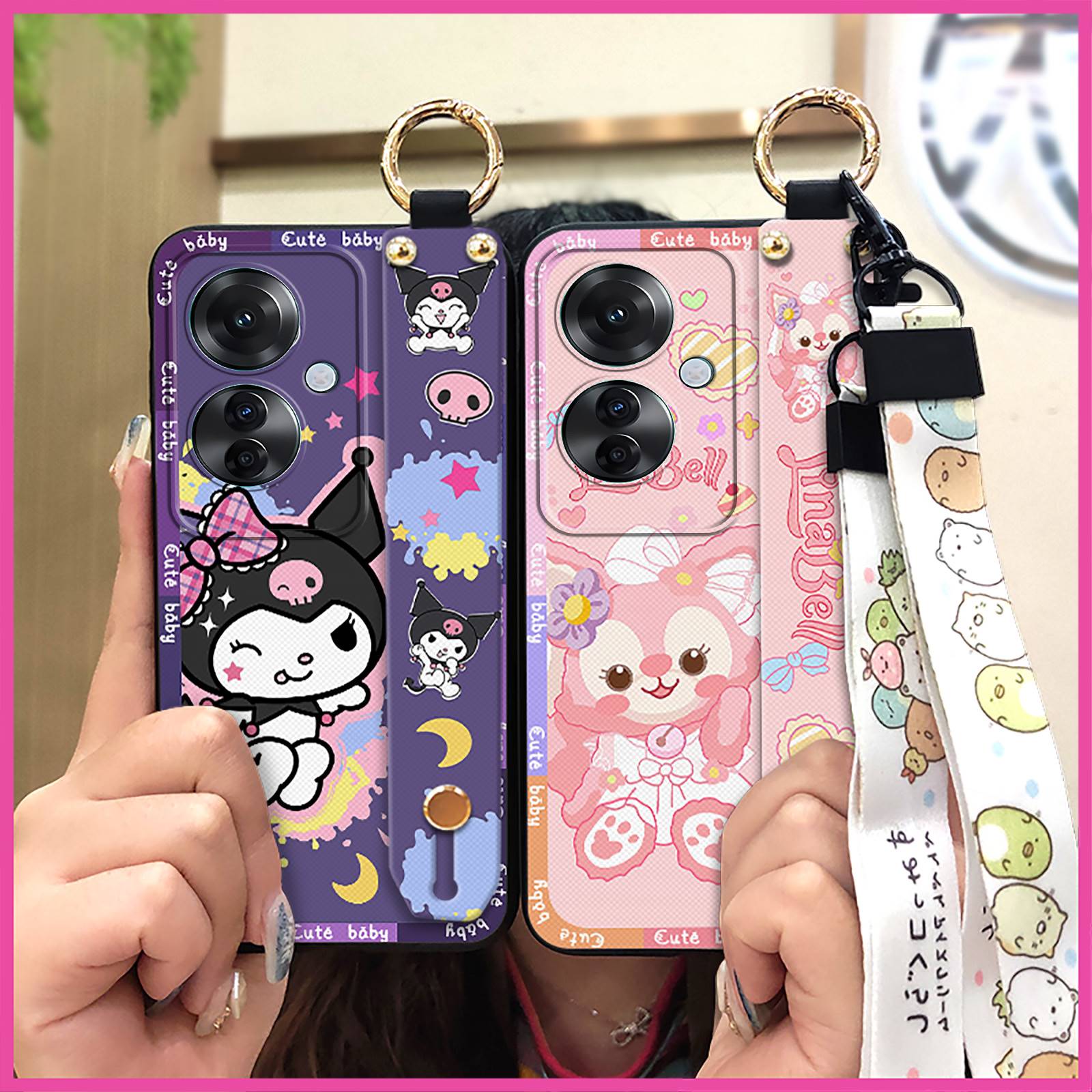 cartoon phone cover Phone Case For OPPO Reno11F 5G/F25 Pro 5G Kickstand Fashion Design cute Anti-knock personality Anime