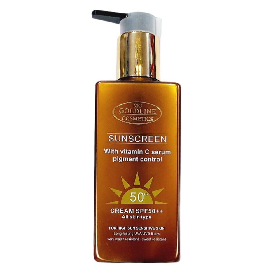 MG Goldline Pigment Control SPF50++ Sunscreen With Vitamin C Serum 100GM