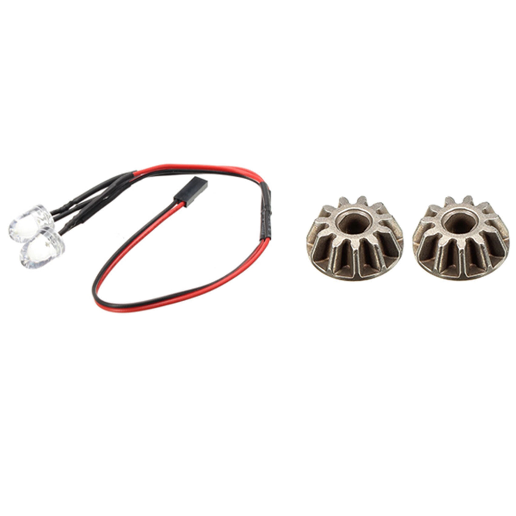 NAMUNY 1X LED Light EA1034 for JLB Racing CHEETAH 1/10 Brushless & 2 Pcs 11T Bevel Gear EA1038