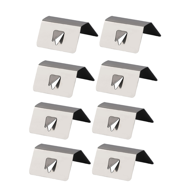 NEW 【Innovative design】Universal Car Wind / Rain Deflector Metal Fitting Clips Replacements Stainless Steel Clamp Car Window Deflectors Accessories