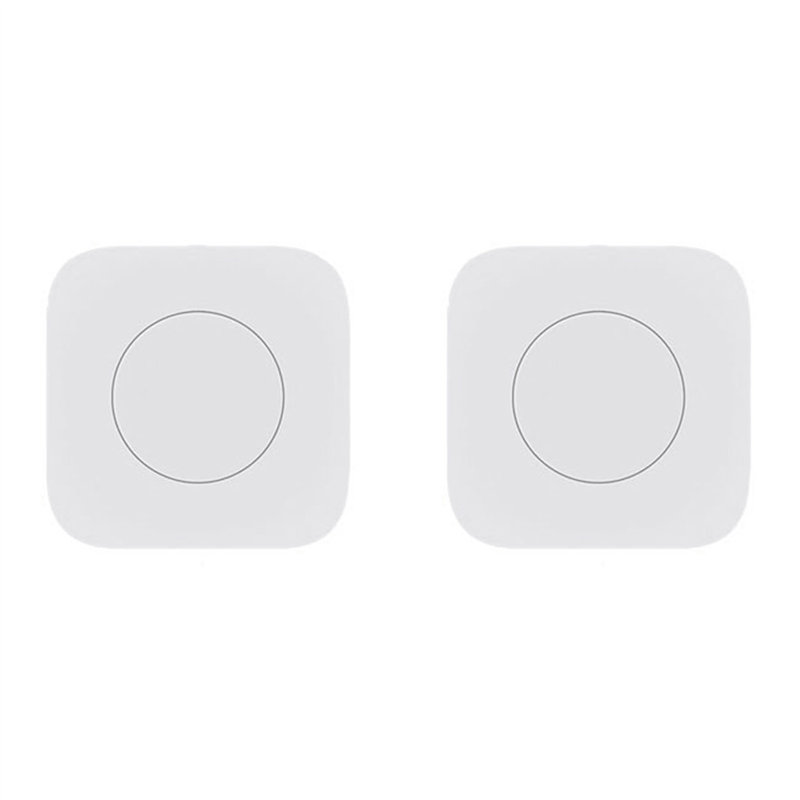 2X Tuya Zigbee Wireless Mini Switch One Key Push Button Control Scene Smart Remote Controller Home Automation