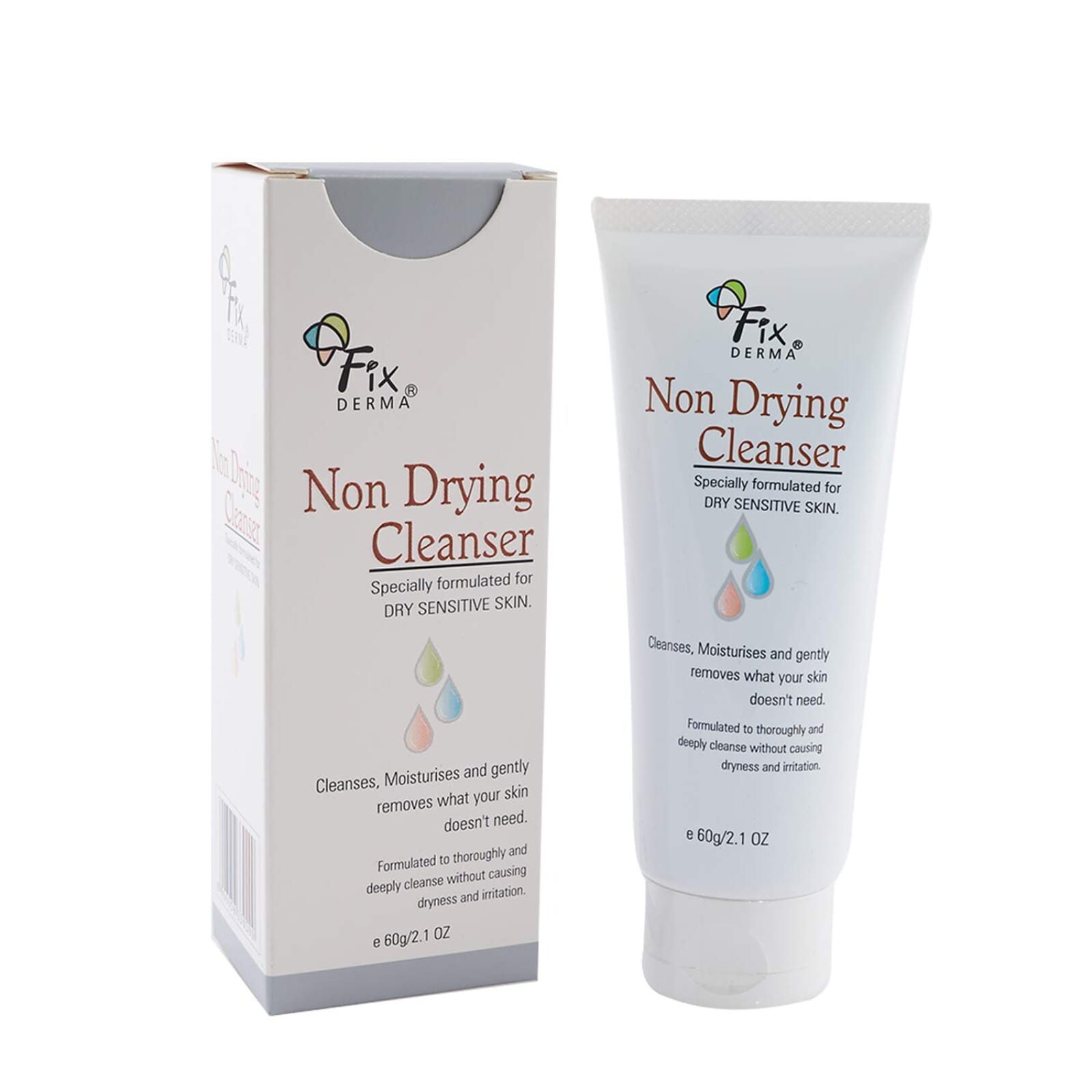 Fixderma Non Drying Cleanser Lotion 60Gm, For Dry Sensetive Skin