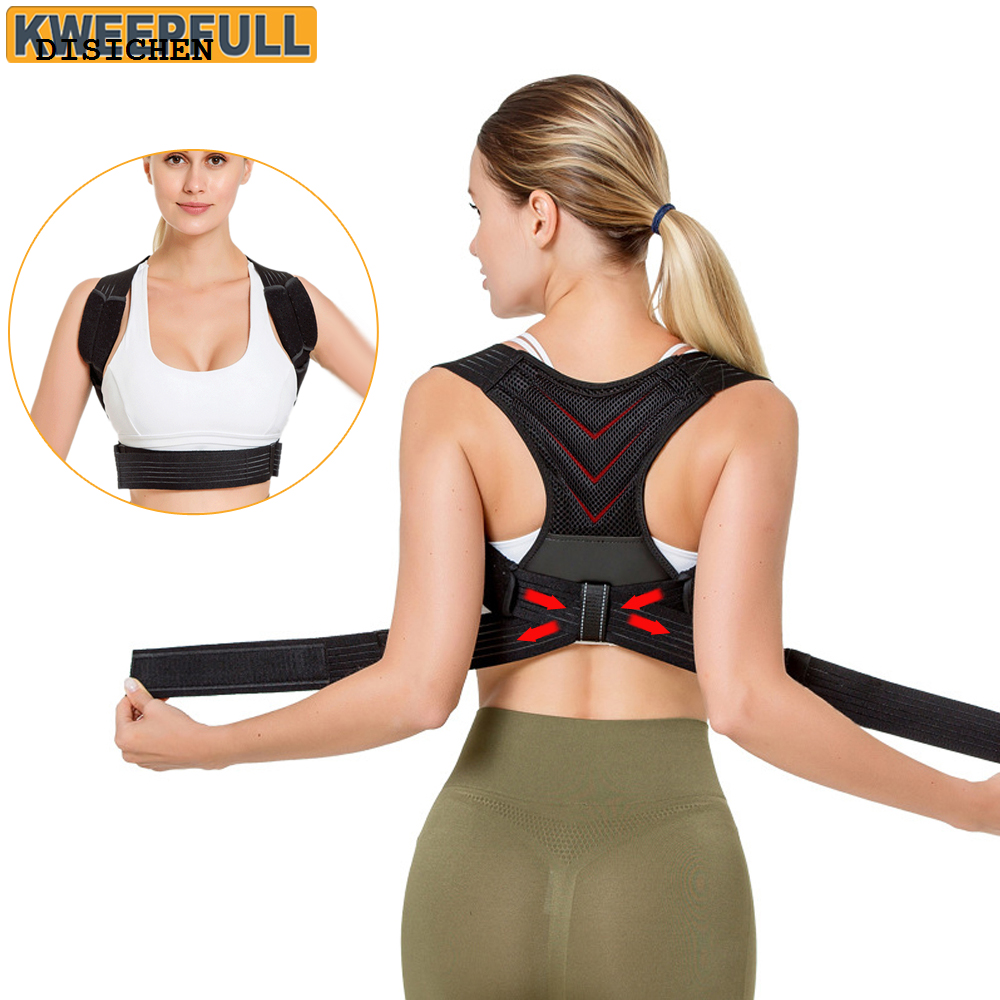 DISICHEN Luxury 1Pcs Posture Corrector for Men Women - Back Posture Brace, Support Straightener for Spine, Back, Neck, Clavicle and Shoulder