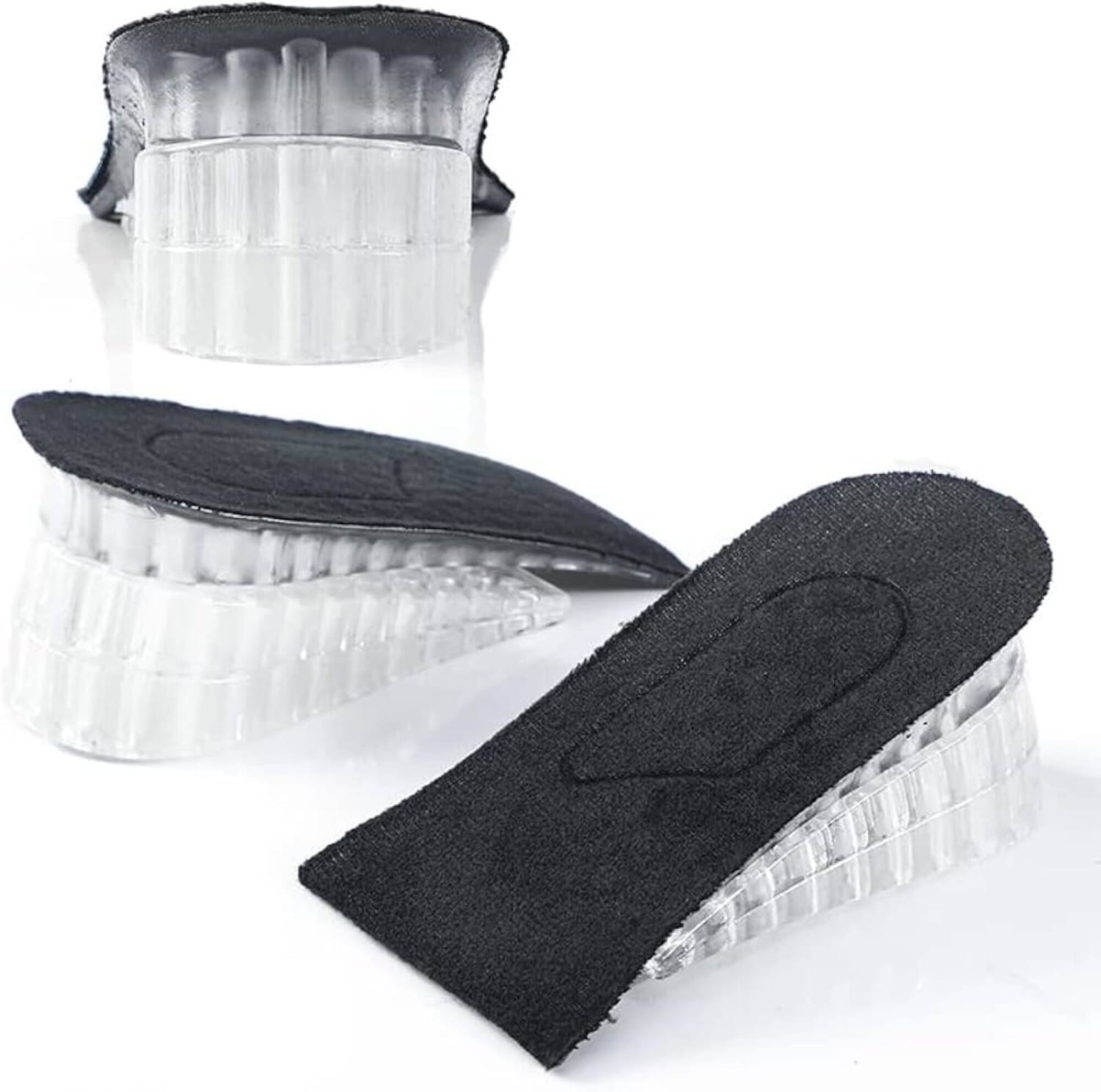 Unisex 1 Pair 5 Layer High Increase Shoe Insoles Lifts Shoe Pad Lift Air Cushion