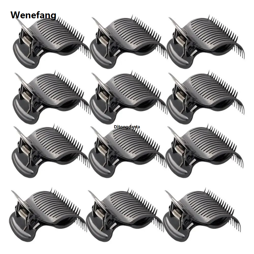 Wenefang Clip insulated curling iron black clip roller hot abs pieces 12 useful white perm salon