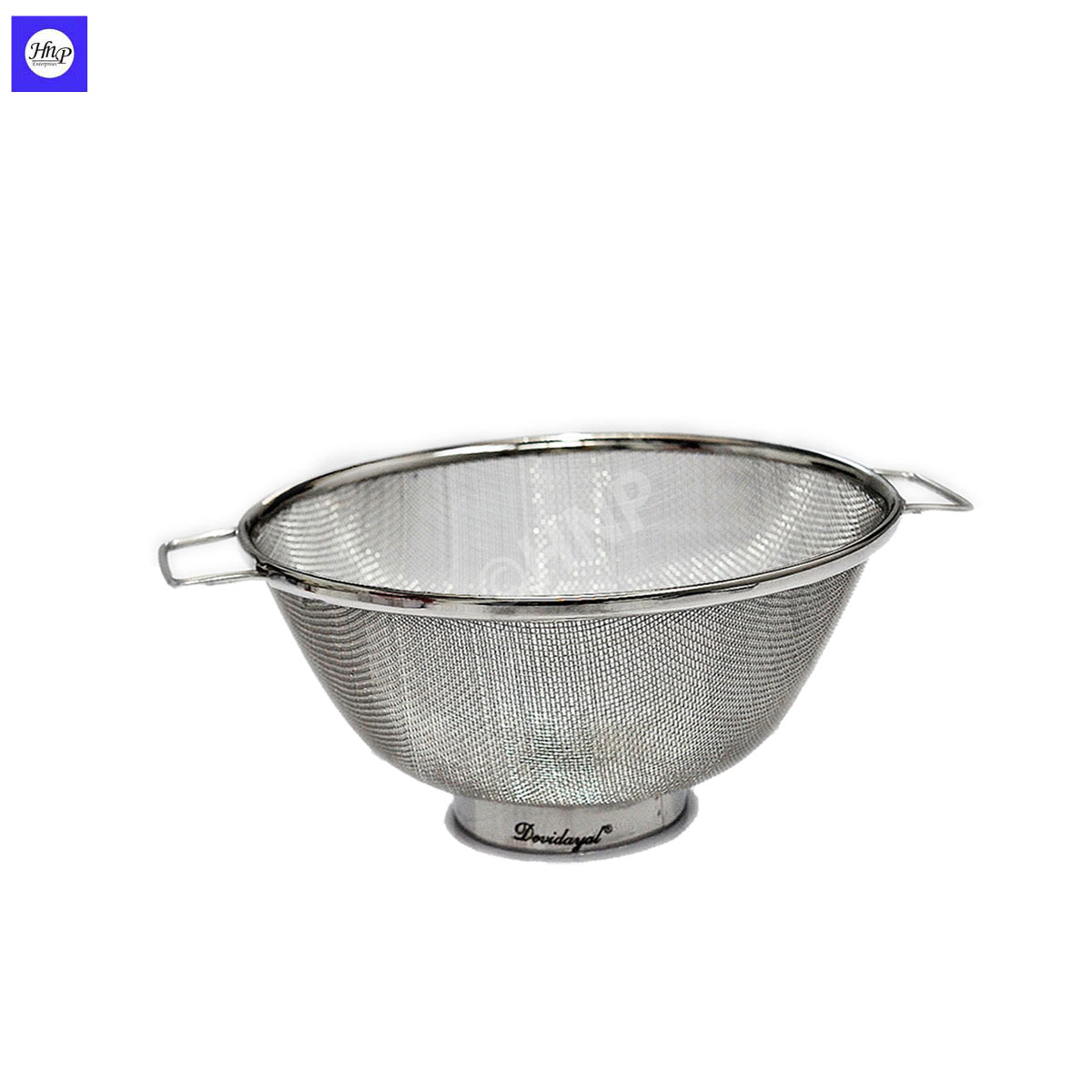 DeviDayal Stainless Steel Multi Purpose Mess Wire Net Fruit Basket Cum Vegetable Drain Basket / Storage Basket 25 CM
