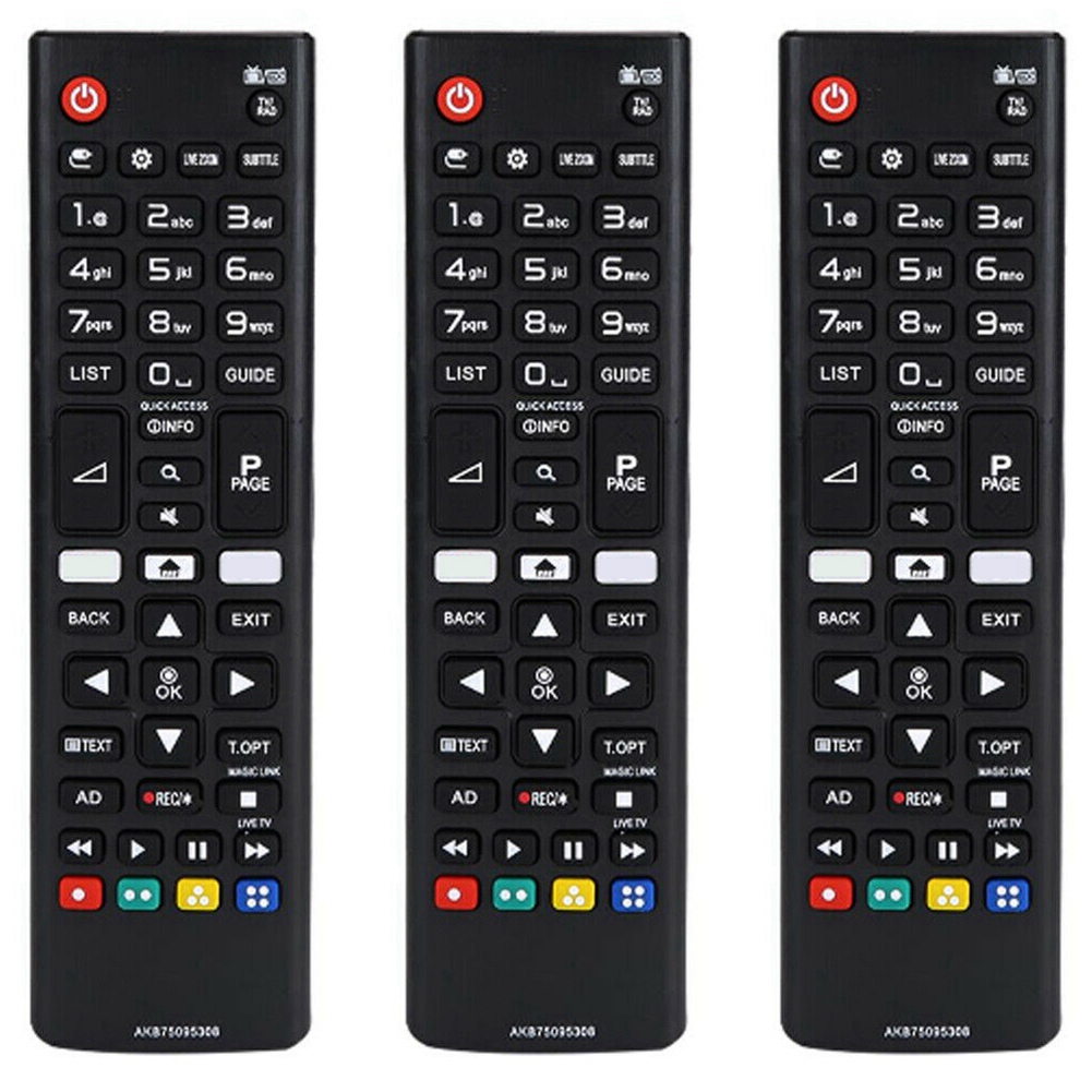 fasdaga 3X Universal Replacement Remote Control for SMART TV - AKB75095308