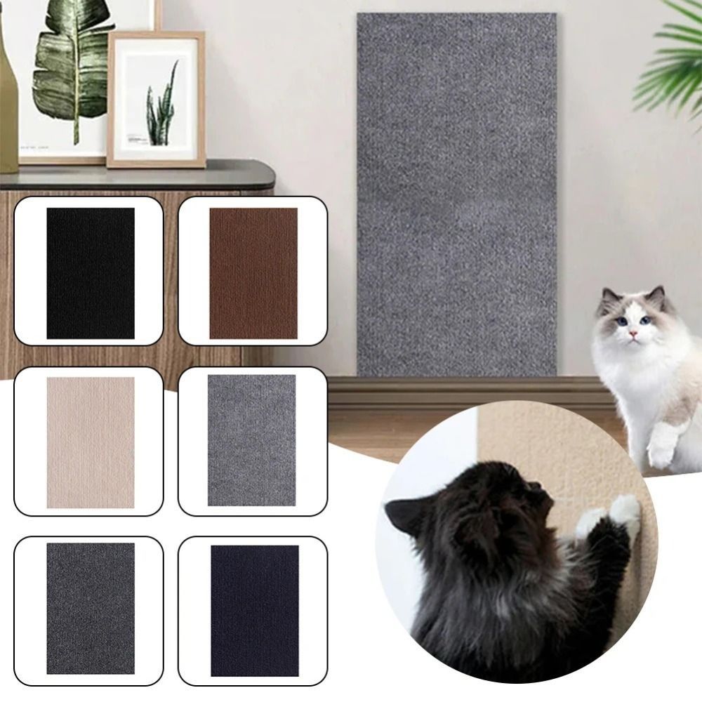 Sturdy Self-Adhesive Carpet Cat Scratcher Sofa Tape Cat Scratcher Cat Climbing Mat Climbing Frame Non-Slip Cat Scratching Pad Cat Accessorie