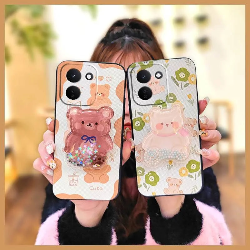 TPU Anti-dust Phone Case For Vivo iQOO Z11 Durable oil painting Graffiti Waterproof Full wrap Back Cover Silicone Cute