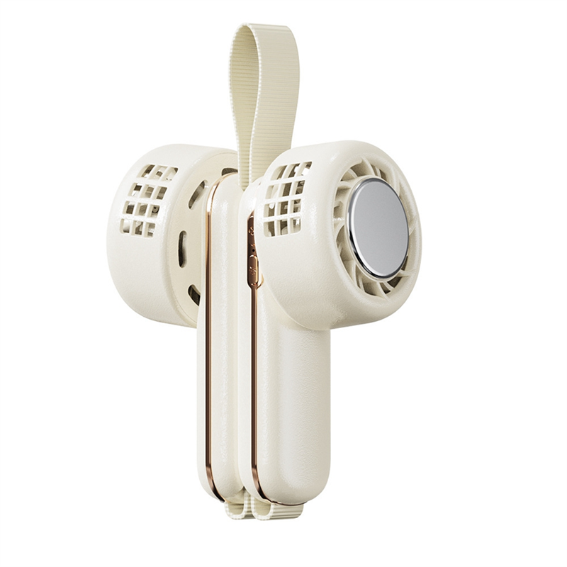 Portable Neck Fan Semiconductor Refrigeration Mini Fan -White