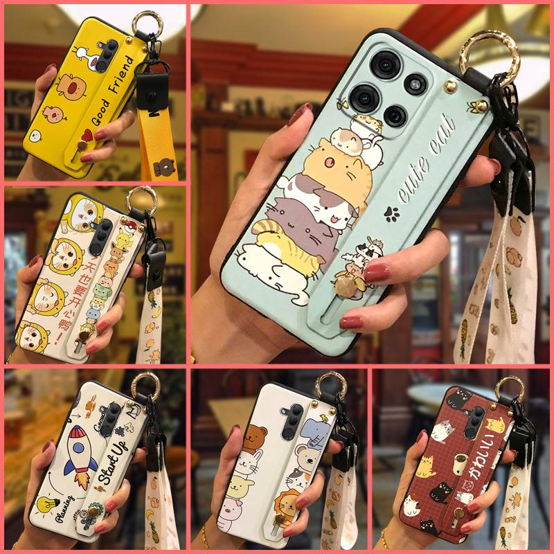 Anti-knock phone case Phone Case For MOTO G75 5G protective Shockproof Dirt-resistant cell phone sleeve Kickstand Cute