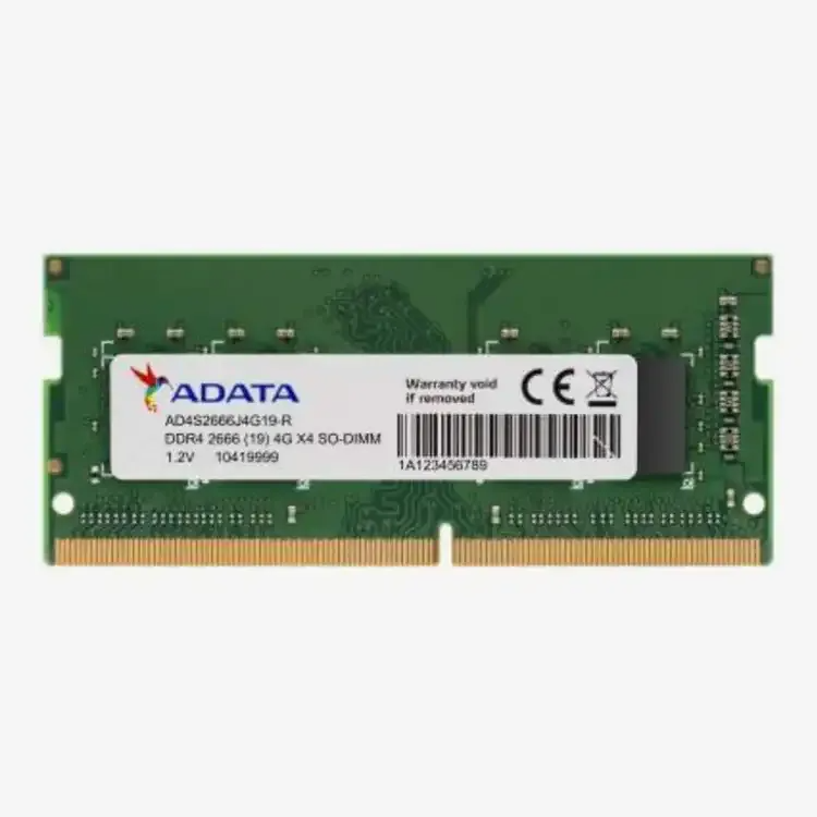 badgeADATA Laptop RAM 4GB DDR4 2666MHZ (For Intel & AMD Base System)