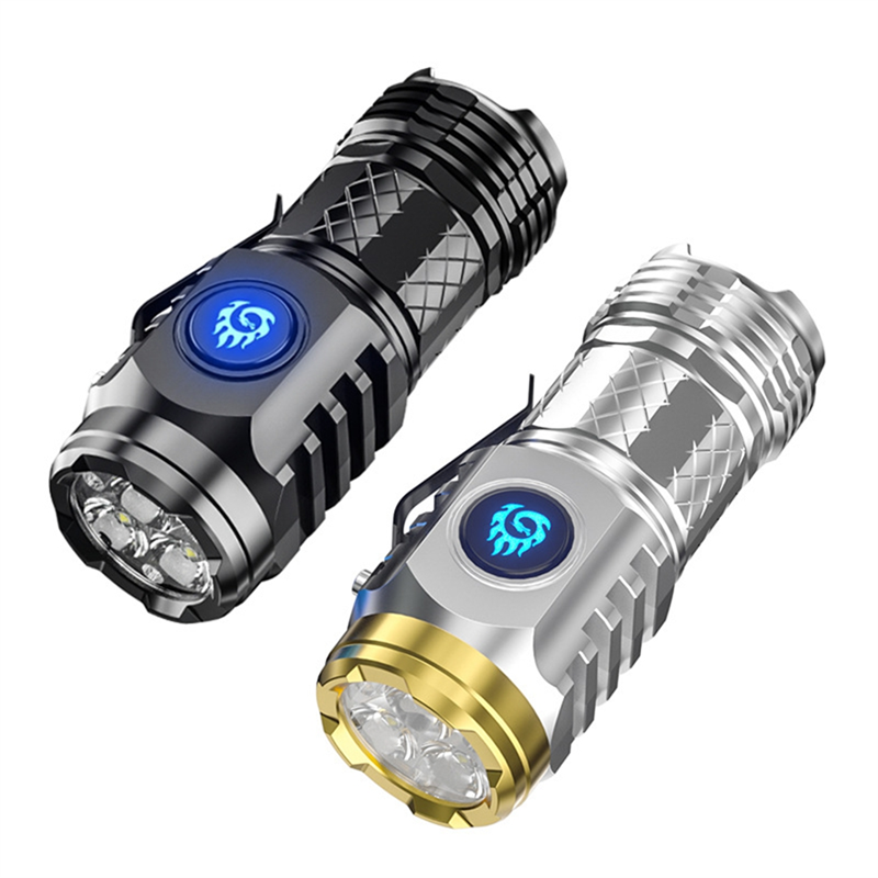 2Pcs Mini Flash Super Power Flashlight