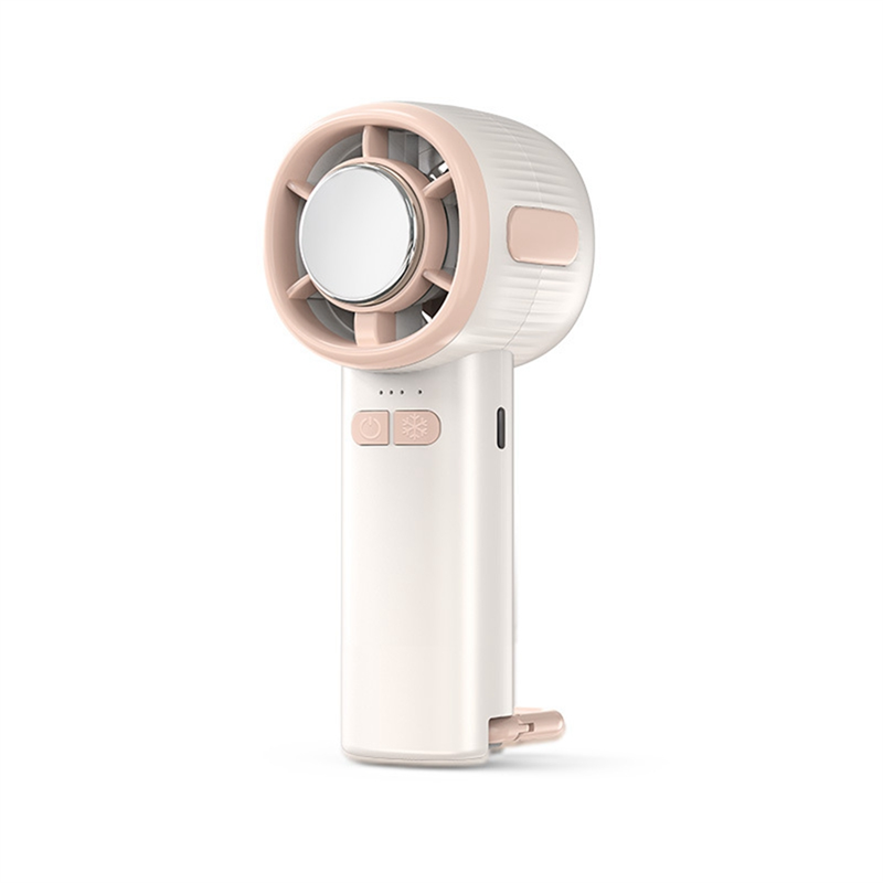 Semiconductor Cooling Fan Handheld Fan Portable Handheld Small Fan Digital Display Ice Cooling A