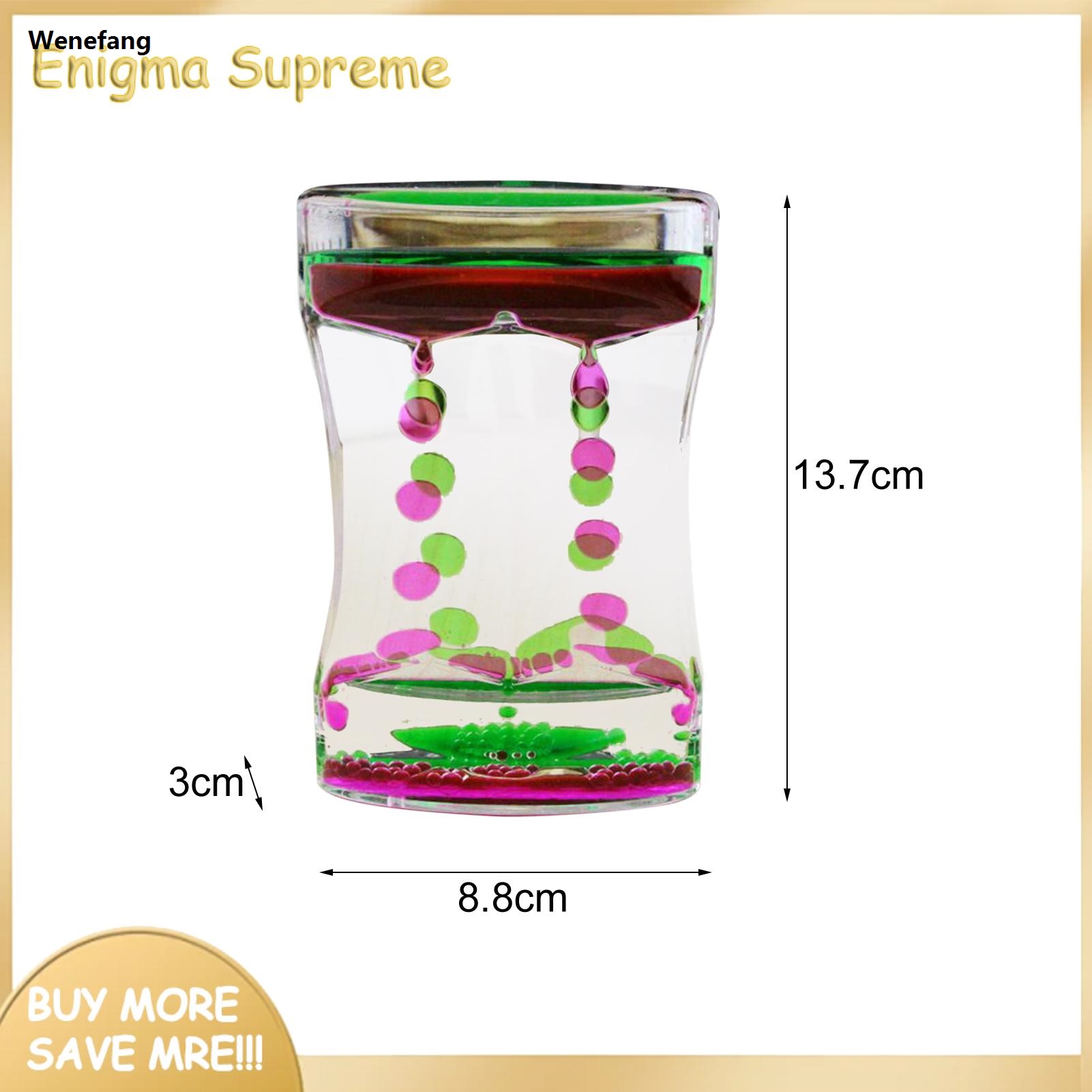 Wenefang Enigma- Oil Hourglass Model Eye-Catching New style Moving Drip Oil Hourglass Timer