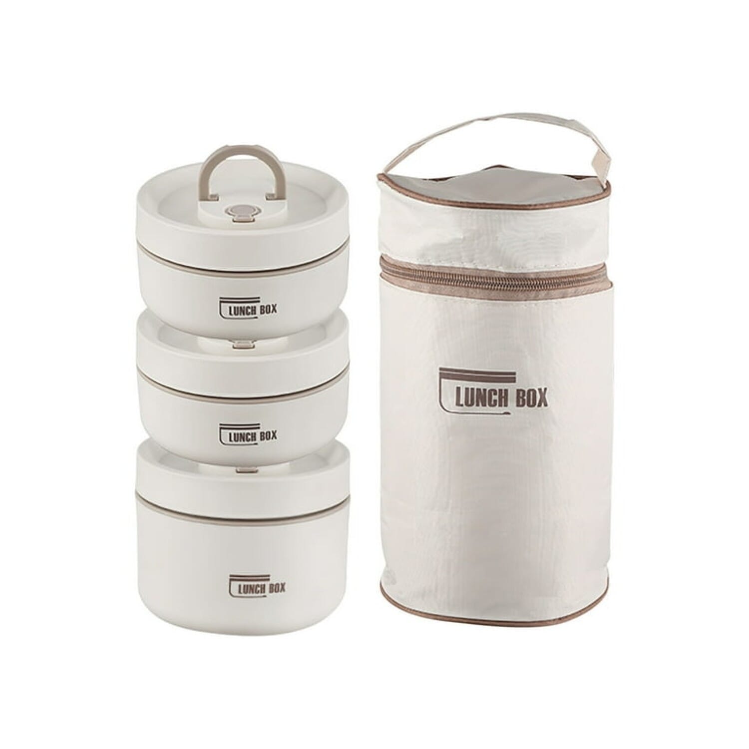 Wovilon Portable Insulated Lunch Container,304 Stainless Steel Leakproof Sealed Insulated Lunch Box