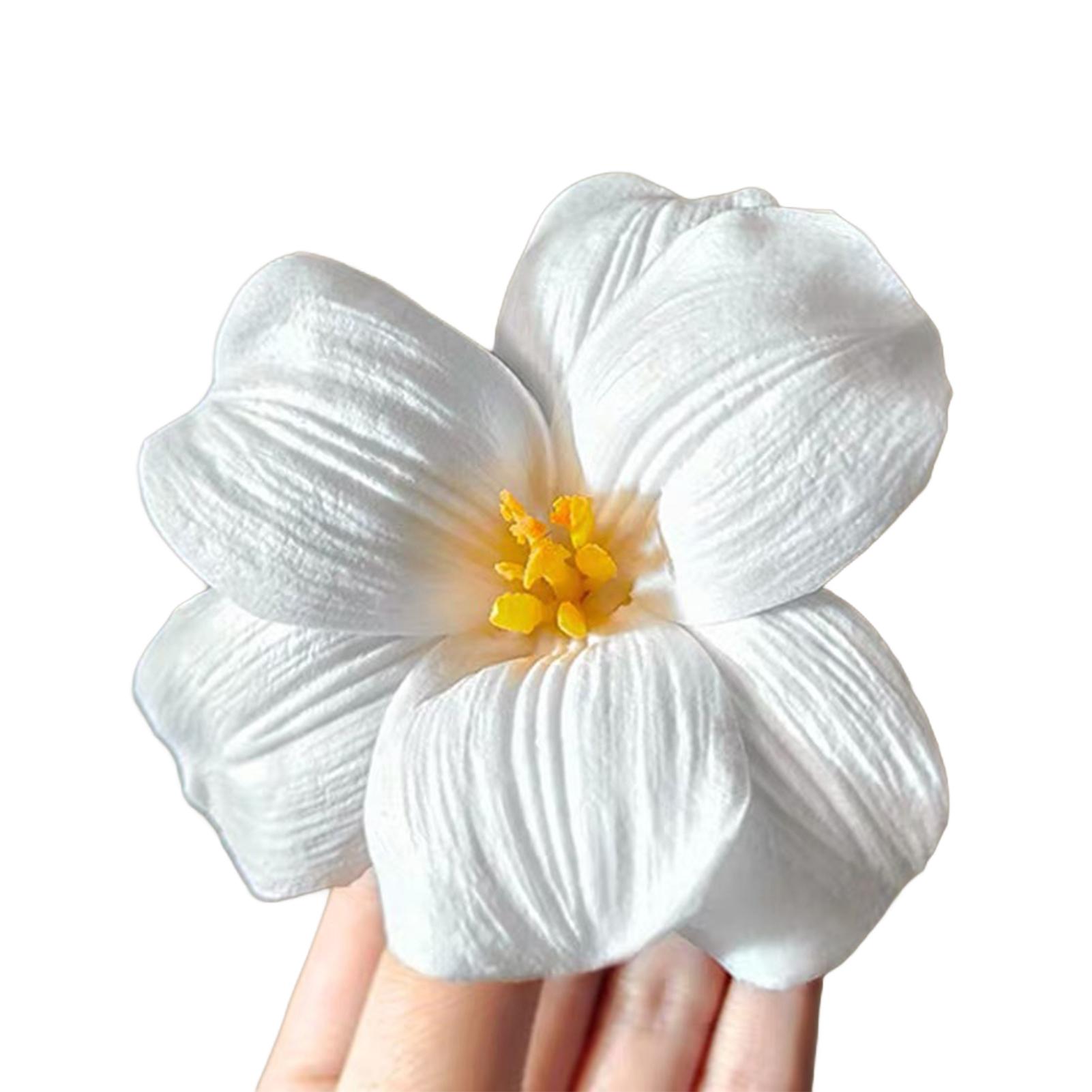 Trendygirl Photo Props Hairpin Summer Beach 3d Flower Hair Clip for Women Stylish Side Bang Hairpin Accessory for Photo Props Sea Adventures Scalp