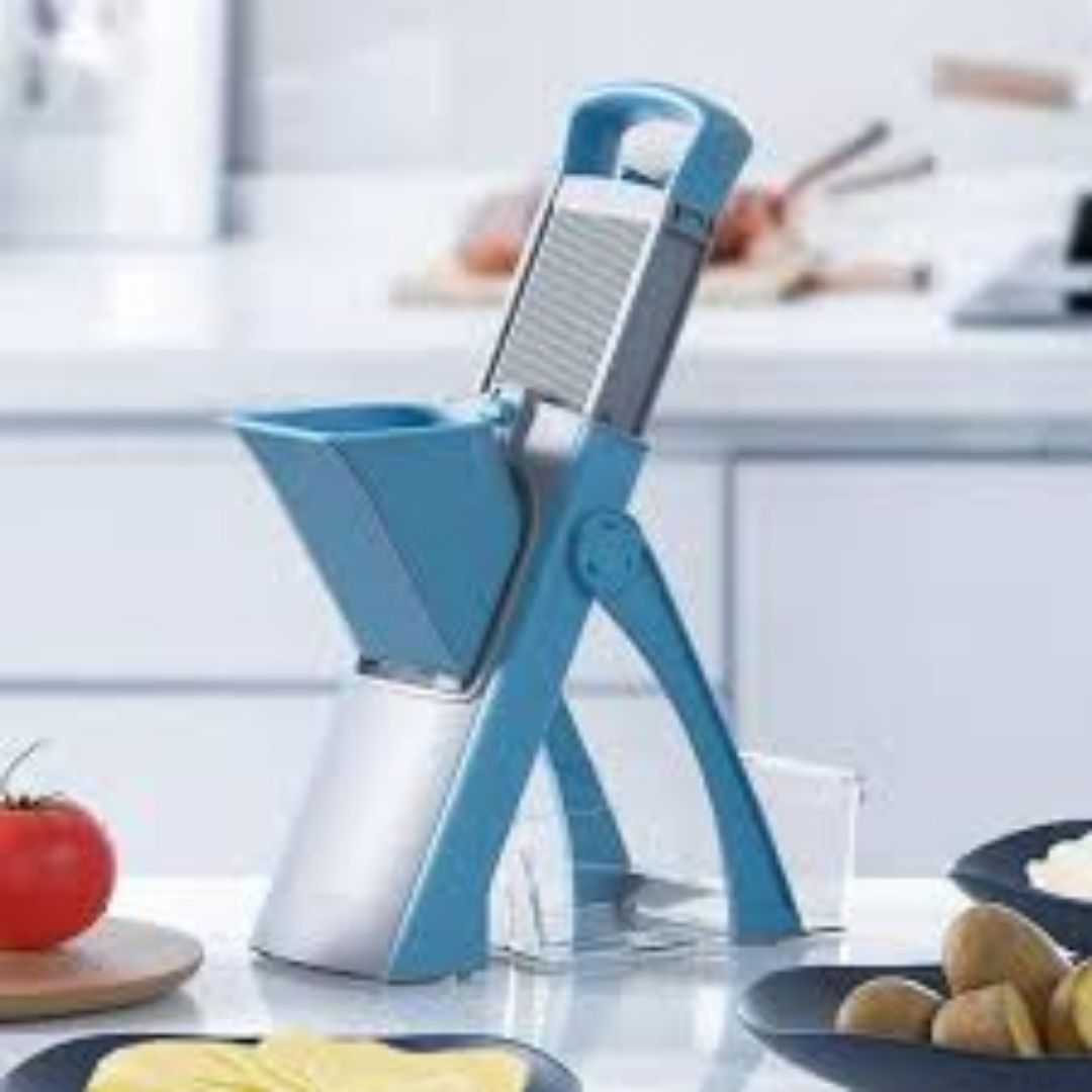 Mannual Vegetable slicer cutter adjustable mandoline slicer dicer with stainless steel blade