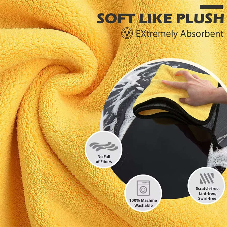 NEW 1/2/5pcs Special Towels For Car Cleaning That Do Not Shed Hair Or Leave Marks Car Absorbent Cloth Car Washing Cleaning Products