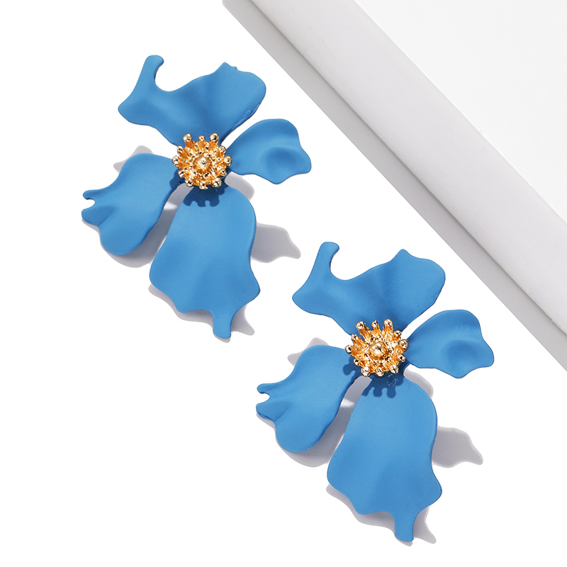 【Happy LifeStore】Trendy Flower Earrings 2023 New Flowers studs Earrings For Wo Jewelry Boho Earrings Female