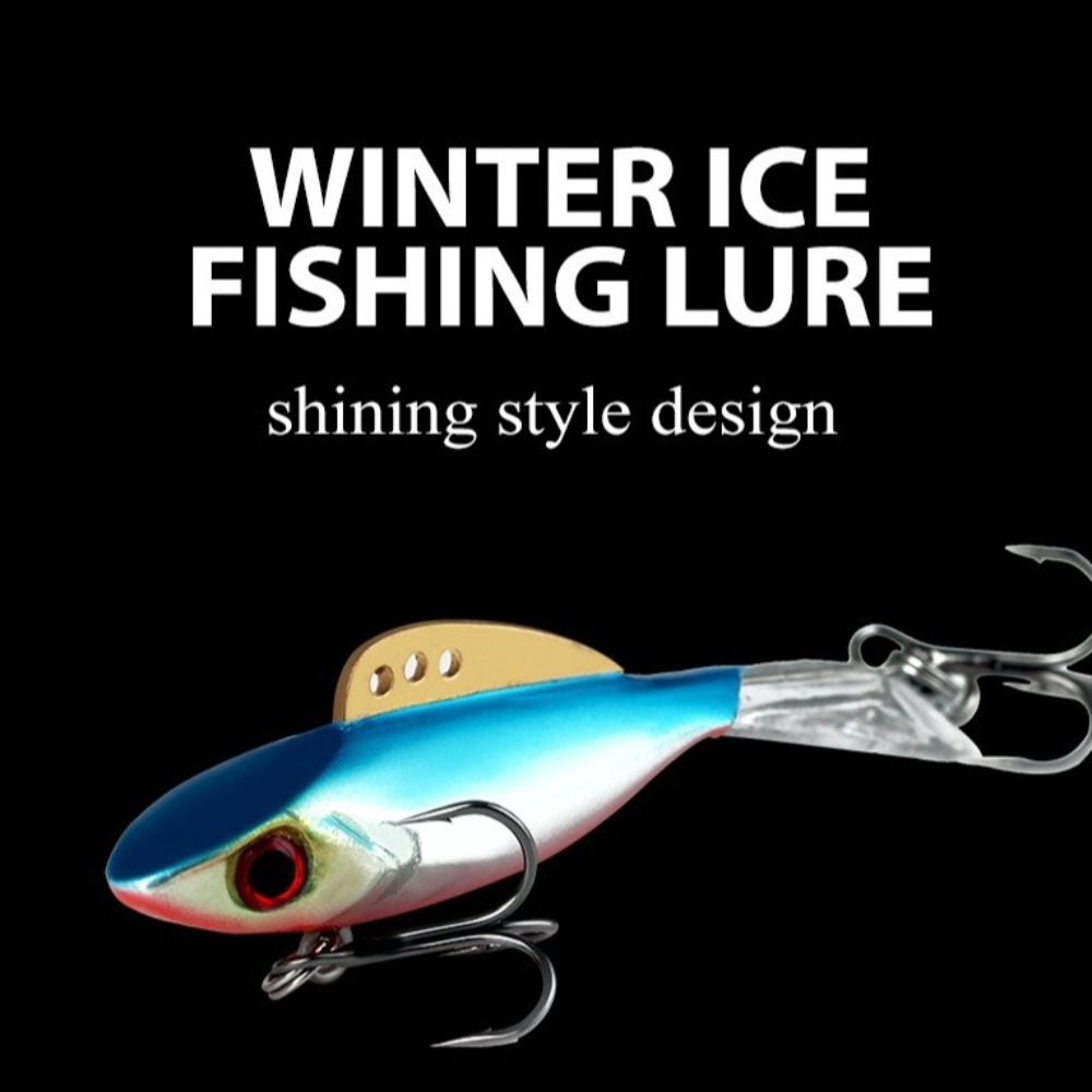 New 4.6cm 8g Winter Ice Fishing Lure Artificial Jigging Ice Fishing Lure Balancer 10 styles Spoon Metal Lures High Quality