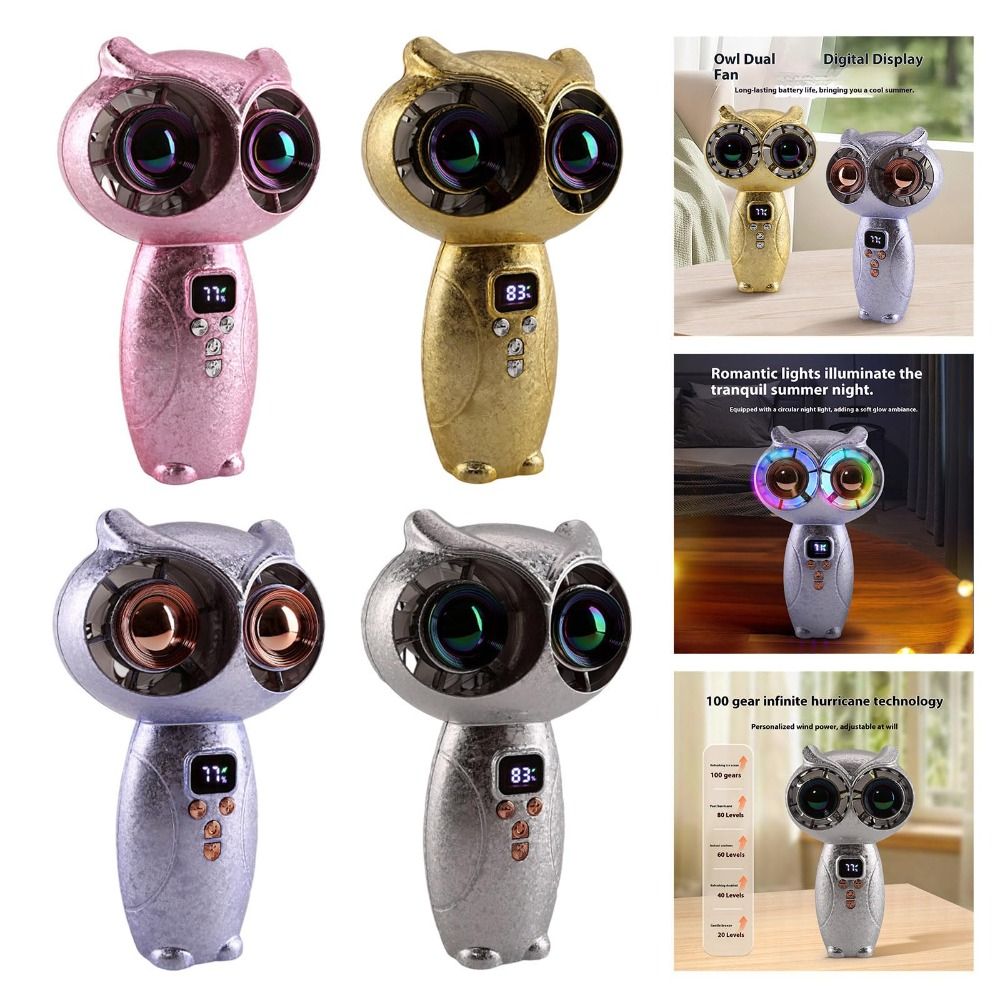 Mini Turbo Mini Handheld Fan Quiet Strong Wind Portable Turbo Fan Handheld Rechargeable Personal Cooling Fan for 3000mAh Pocket Fan