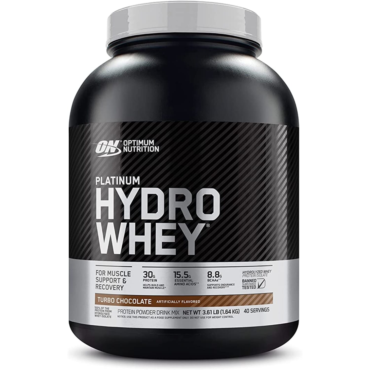 Optimum Nutrition Platinum Hydro Whey Chocolate Whey Protein 3.5 Lb