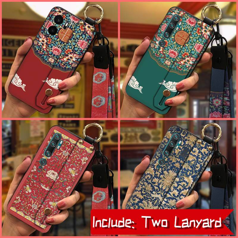 Anti-knock Kickstand Phone Case For OnePlus Ace6 Ultra/1+Ace6Ultra Chinese style Waterproof Lanyard Protective Soft case