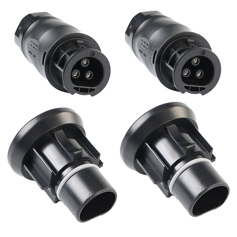 2 Sets IP68 Solar PV Connector Plug 4000V 25A for Solar PV System Panel Parallel Protection Set