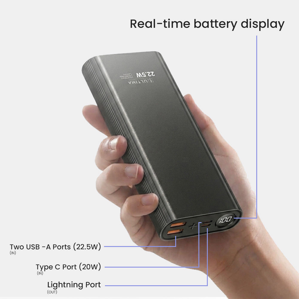 Ultma Turbocharge 20K Powerbank