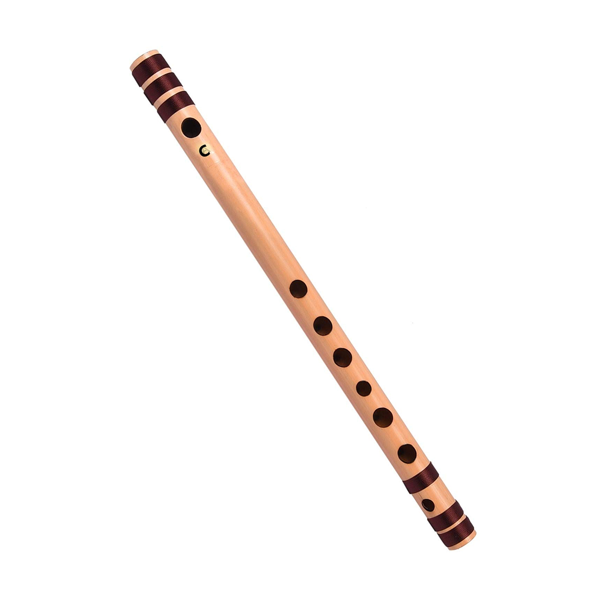 Large Size Flutes C Natural Medium Bamboo Flute 17-19 Inches C Scale Professional Bansuri Musical Instrument