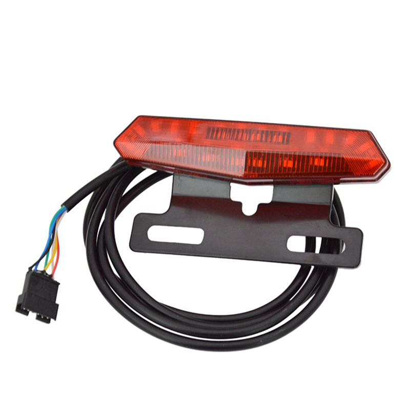 36V/48V Electric Bicycle Headlight Tail Light Brake Light Night Riding Light Scooter LED Steering Light