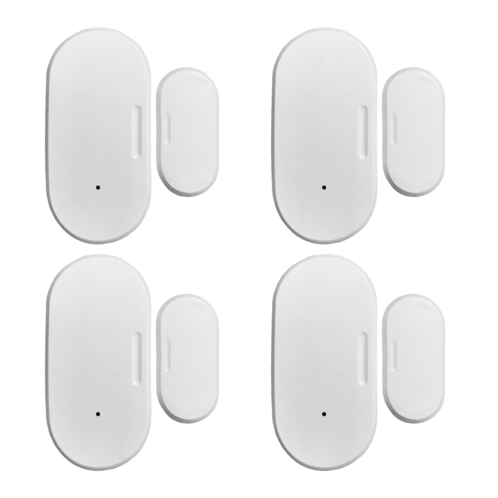 NCANRUI 4X Tuya Zigbee Door & Window Sensor Smart Home Automation Security Protection Smartlife APP Alarm Remote Real-Time Push