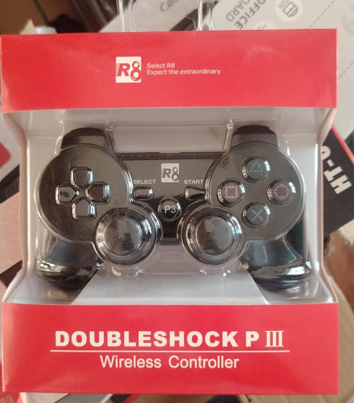 R8 Doubleshock PIII Wireless Controller | For Playstation 3 | 100% Genuine - image 1