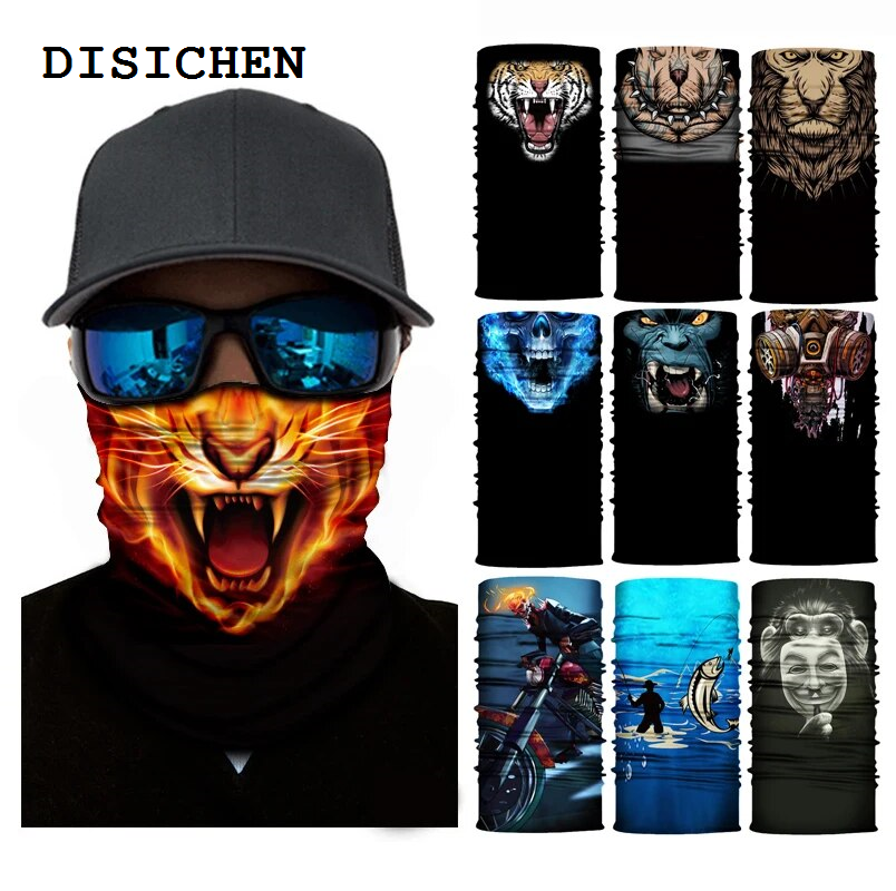 DISICHEN Luxury Outdoor Seamless Man Scarf Cycling Bandana Neck Gaiter Headband Fishing Hiking Hunting Sport Balaclava Headwear Face Mask Uni