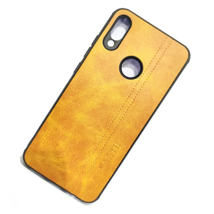 Leather Finish Soft Cover For Redmi Note 7