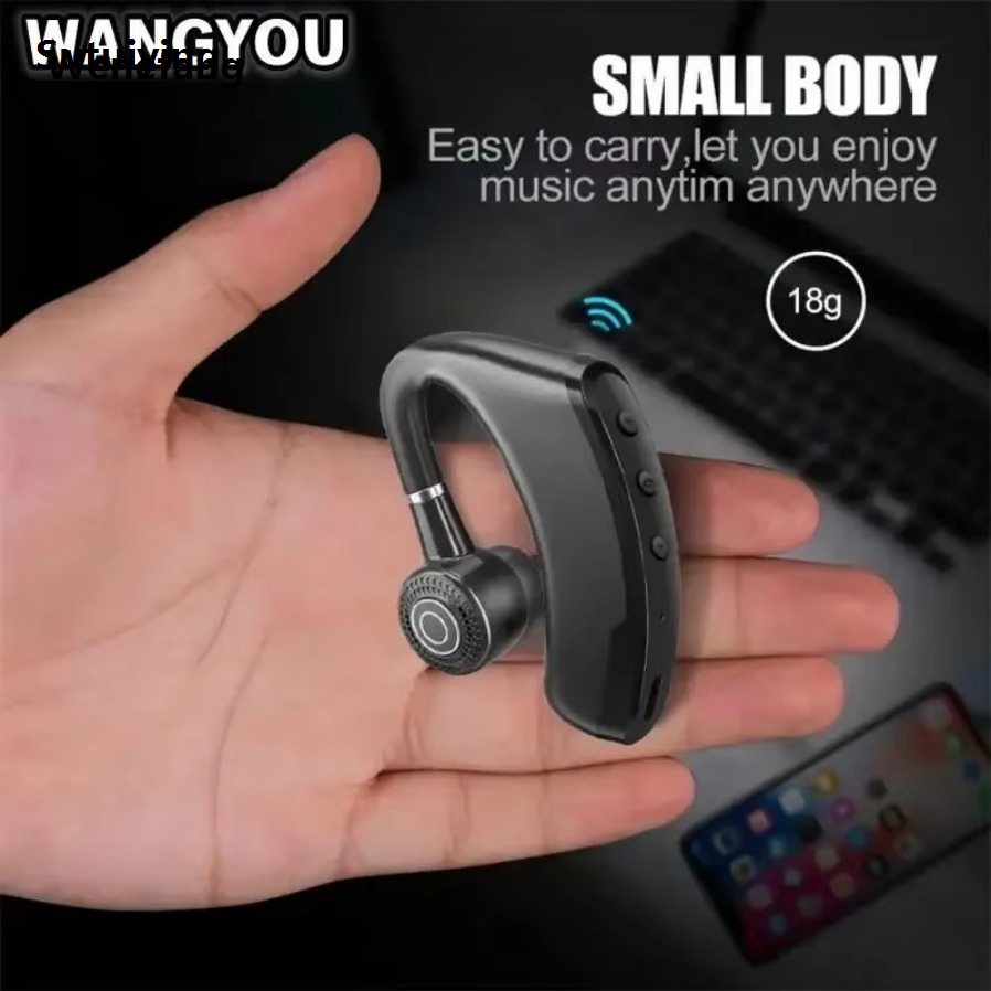 Wenefang Sutuiying 2025 V9 Bluetooth-compatible Headset Wireless Hands-free Noise 【2025 2025 Version】 Control Stereo Music Earphone With Microphone Drop Shipping