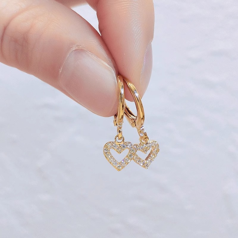 【Top Picks】New Fashion Pearl Earrings Women's Elegant Earrings Long Earrings Jade Ear Hook High Sense