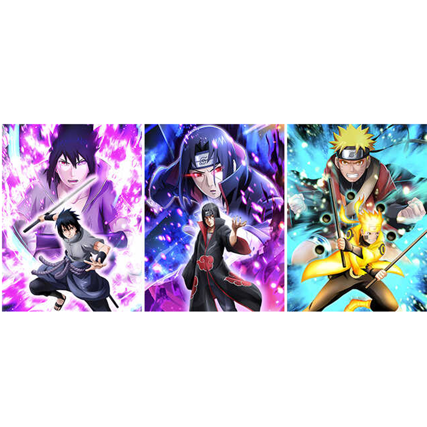 Anime 3D Poster Naruto Shippuden Sasuke